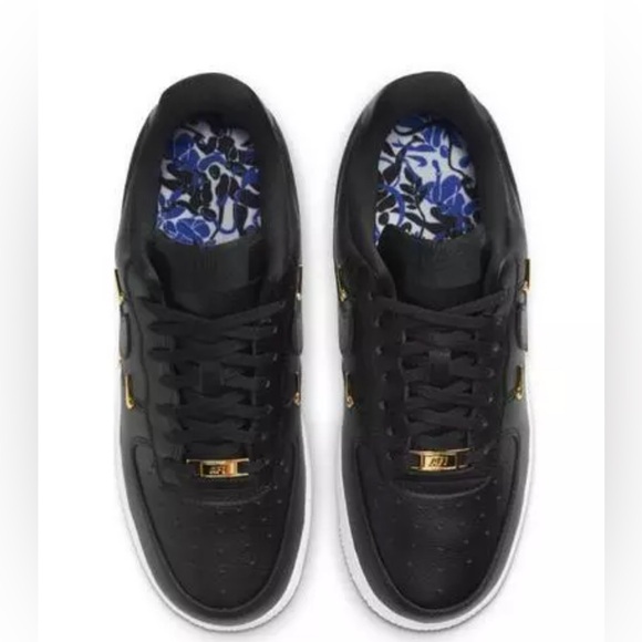 COPY - Nike Air Force 1 07 LX Sisterhood Black Metallic Gold  - Women’s 7 - CT1… - Picture 12 of 13